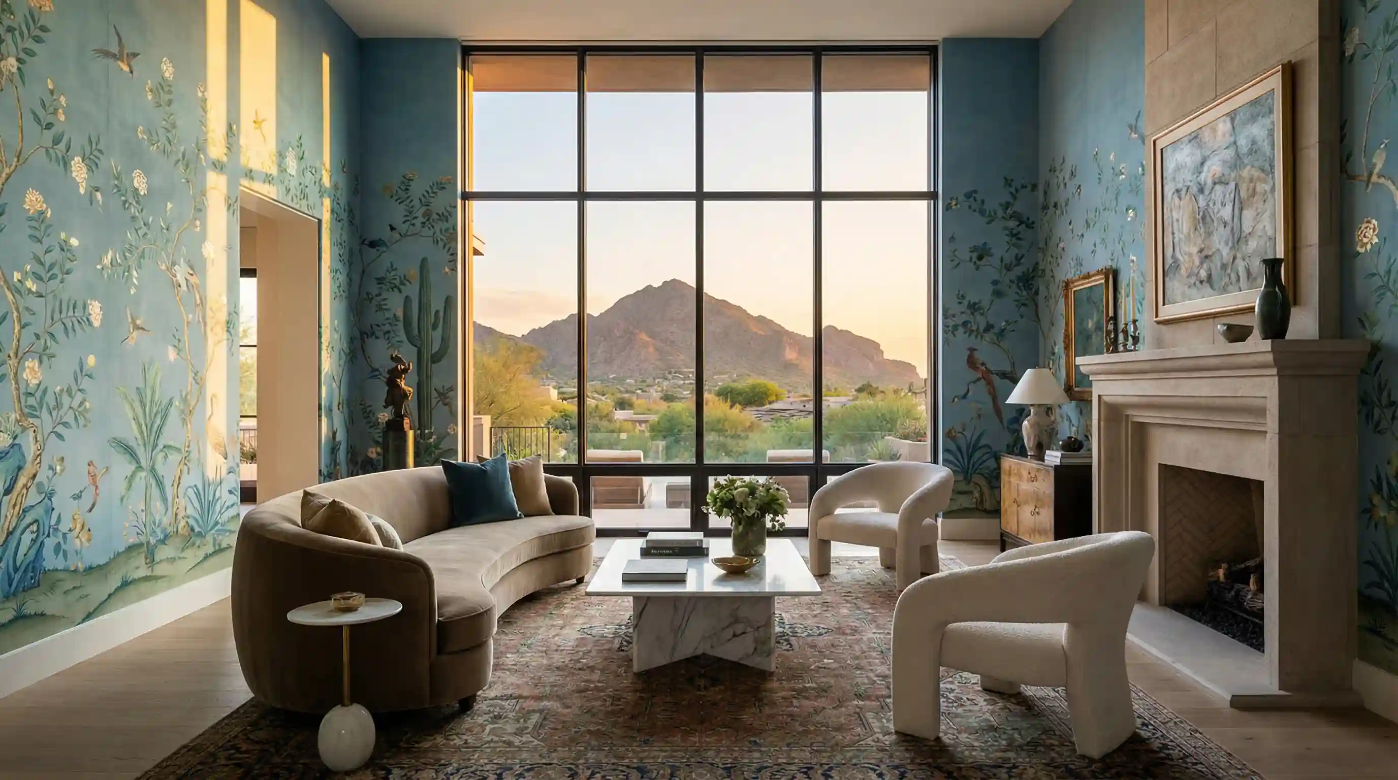 Historic home wallpaper installation service